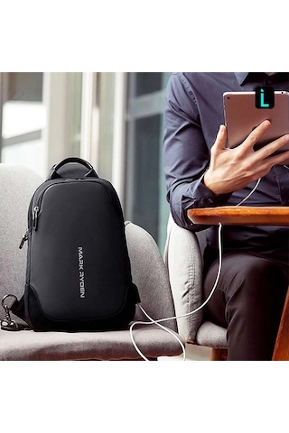 Mark Ryden Mini Julius Kol Omuz Çantası İpad Tablet Uyumlu Şarj Kiti Mr7056 00 Siyah