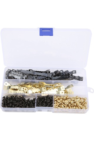 120pcs Picture Hanger Set With 240 Screws Standart
