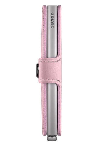Secrid Premium Miniwallet+ Emboss Diamond Kartlık Cüzdan, Pembe Çok Renkli