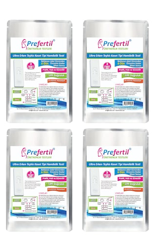 Ultra Erken Gebelik/hamilelik Kaset Test - 4 Paket 12 Test