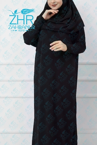 Lady Namaz Elbisesi -siyah Siyah