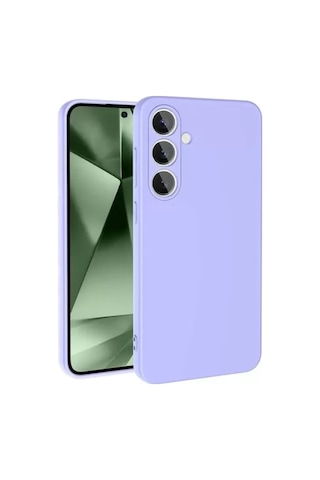 Newface Samsung Galaxy Uyumlu S24 Fe Kılıf Nano İçi Kadife Silikon - Lila Belirtilmemiş