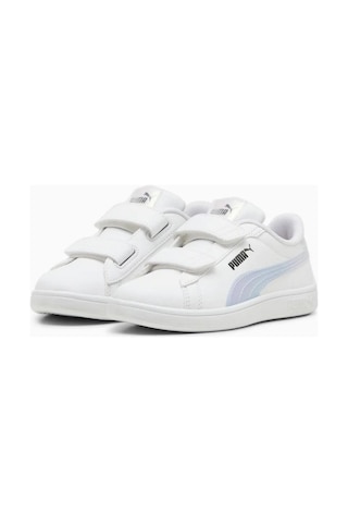Puma Smash 3.0 Holo 2.0 V Çocuk Beyaz Sneaker Beyaz
