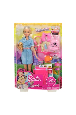 Barbie Seyahatte Bebeği Ve Aksesuarları    Fwv25