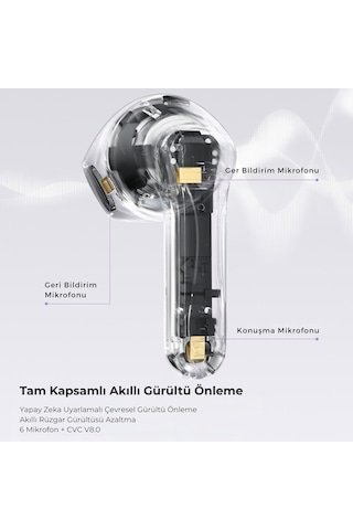 Soundpeats Air5 Hi-res Çift Telefon Destekli Bluetooth 5.4 Kulak İçi Kulaklık
