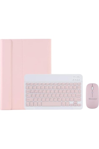 Honor Pad X8 10.1 Bt Klavye Mouse+stand Kılıf-bkk6 Pembe