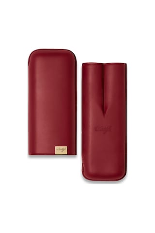 Davidoff Iconic Seri Deri Puro Kılıfı Kırmızı Gold 2li 64 Ring