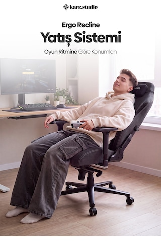 Riftwalker Ergonomik Oyuncu Koltuğu Siyah