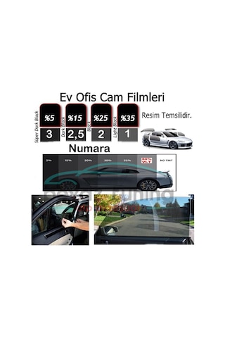 Cam Filmi 50Cm X 6 Metre Tüm Tonlar Ev İş Yeri Ofis Uyumlu