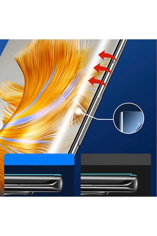 Samsung Galaxy Note 20 Ultra Uyumlu Hizalama Aparatlı Kavisli Kenarları Kaplar Esnek Ekran Koruyucu