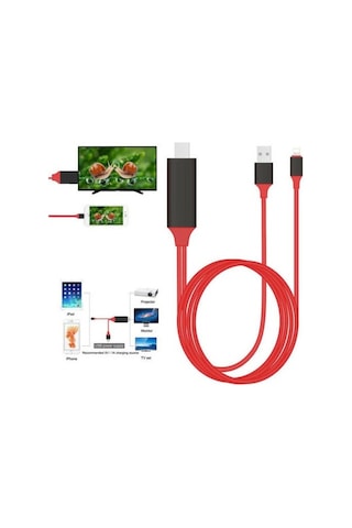 Hdmı Hdtv Cep Telefonu Tv Görüntü Aktarma Kablosu -2 Metre (287904064)
