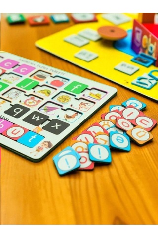 "okuma Yazma Öğreniyorum Seti" Ahşap Oyuncak Türkçe İngilizce Harfler İlk Okuma Seti Harf Puzzle