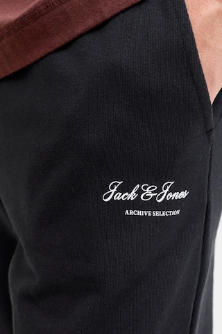 Jack & Jones Erkek Jpstgordon Logo Detaylı Çift Cepli Eşofman Altı 12288641 Siyah Siyah