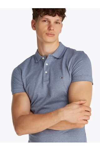 Tommy Hilfiger Tommy Hılfıger Erkek T-shırt Mw0mw34755-c9t Mavi