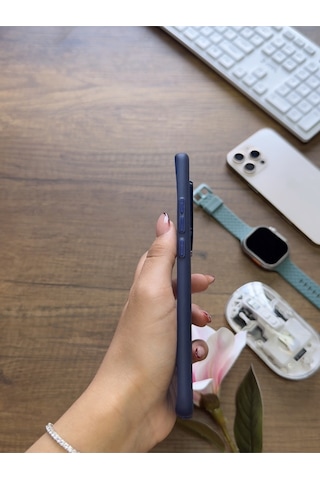 Redmi Note 14 Pro 4g Uyumlu Süper İnce Mat Ultra Thin Silikon Kılıf Lacivert