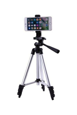 135Cm Tripod + Tripot Taşıma Çantası + Cep Telefon Tutacağı