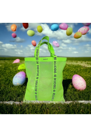 Dkn-donna Karan Fileli-plaj-çantası-genişlik-42-derinlik-43-cm Büyük Boy Vintage Diğer