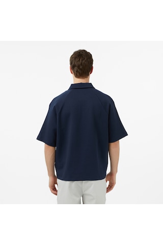 Nautica Erkek Lacivert Regular Fit Polo Yaka T-shirt Düz K57355t Lacivert