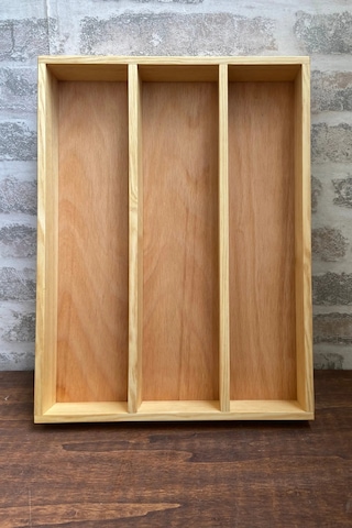 30x40 Cm Ahşap Kaşıklık Çekmece İçi Kepçe Maşa Ve Servis Gereçleri Düzenleyici Organizer