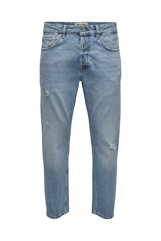 Only & Sons Erkek Rahat Kesim Kısa Paça Kot Pantolon Onsavi Crop Jeans-22024858 001