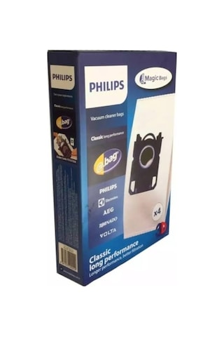 Philips Uyumlu S-Bag Toz Torbası 4Lü