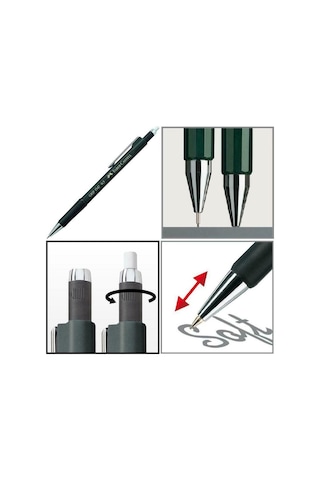 Faber Castell 1345-1347 Versatil Kalem 0.7 Bordo