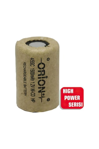 Orion 1.2v Ni-cd 4/5sc 1500mah Şarj Edilebilir Pil - Hp