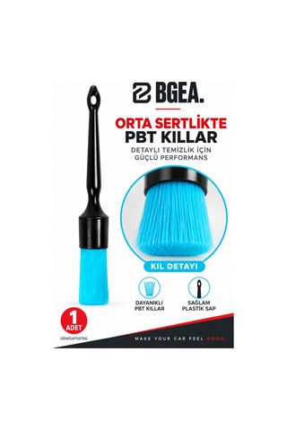 Bgea Mavi Güç Detaylı Temizlik Fırçası Orta Sert Pbt Kıllı 1 Adet