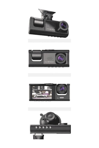 3 Kameralı Dashcam Sistemi, G-sensörlü, Geri Görüş Ve Park Korumalı