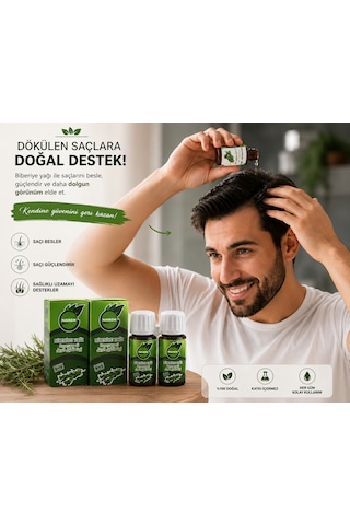 Navaem New Biberiye Yağı Saç Güçlendirici & Doğal Bakım Yağı 20 Ml 2 Li