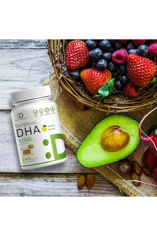 Deal Supplement Dha Epa Omega 3 Fish Oil Brain Heart & Joint Health 240 Softgels