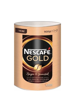 Nescafe Gold Hazır Kahve Teneke 900 G Nescafe Gold Hazır Kahve Teneke 900 G
