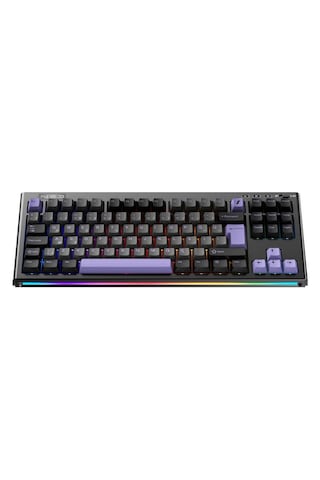 1st Player Neo87 Tkl Siyah Rgb Lavender Switch Hotswap Kablosuz Wireless + Bluetooth Türkçe Mekanik Oyuncu Klavyesi