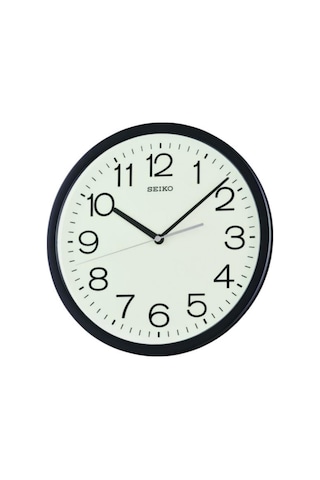 Seiko Qxa847k Siyah Renkli Plastik Kasa Quartz Mekanizmalı Duvar Saati Çok Renkli