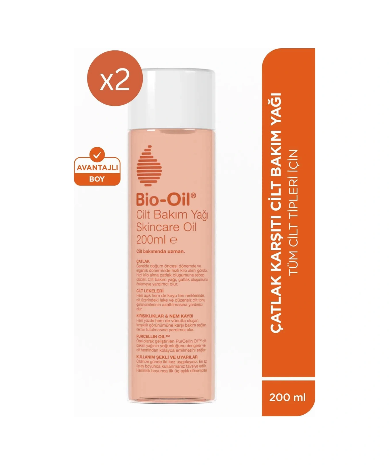 Bio-oil Çatlak Karşıtı & Leke Karşıtı Nemlendirici Cilt Bakım Yağı-Çanta Hediyeli