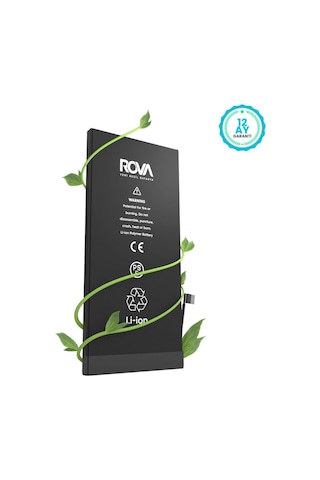 Rova Apple Uyumlu iPhone 8 Yüksek Kapasiteli Batarya Pil 2210 Mah