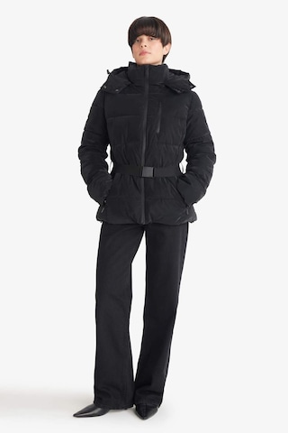 Defacto Regular Fit Kapüşonlu Mont F9915ax25wnbk27 Siyah-bk27