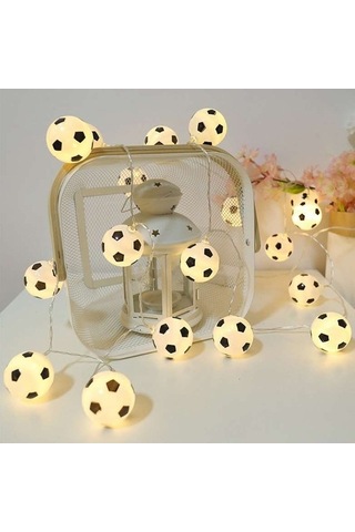 Tongxida 3m 20 Led Futbol Feneri Dizisi Ktv Yaratıcı Işık Sıcak Beyaz Işık Diğer