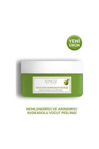 Sinoz Avokado Bomb Nemlendirici Ve Arındırıcı Vücut Peeling 300 G