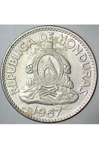 Honduras 50 Centavos 1967.