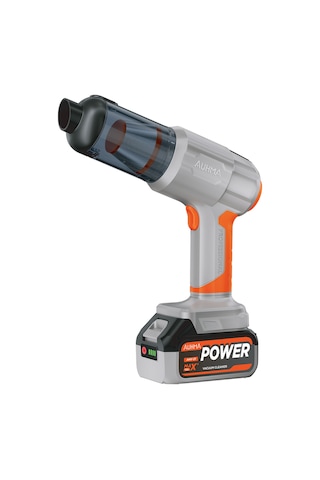 Auhma Ahv-21 20.000pa Şarjlı Araç Süpürgesi Ve Hava Üfleyici - Çift Bataryalı Profesyonel Set Gri