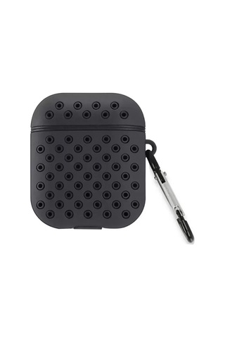 Newface Apple Uyumlu AirPods 3 3.nesil Spor Delikli Kılıf - Siyah-siyah Çok Renkli