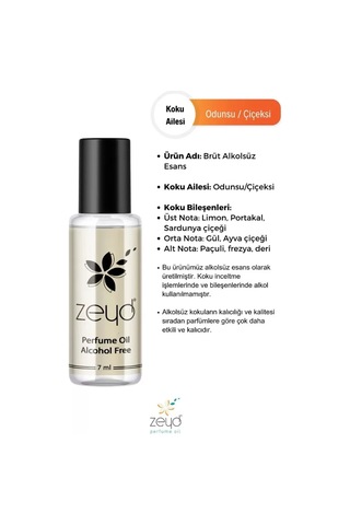 Brüt - Zeyd Esans 7 Ml Çiçek - Odunsu