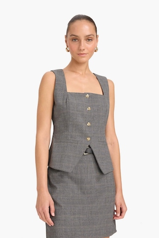 Defacto Regular Fit Kare Yaka Yelek F9461ax25augr91 Gri