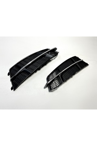Audi A6 C7 4g 15-18 S-line Ön Tampon Izgarası Krom Sol-sağ