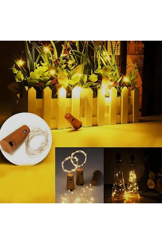 Mantar Led Işık Yılbaşı Işığı 5 Adet Sarı