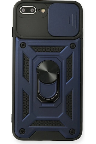 Nihcase Apple Uyumlu iPhone 8 Plus Kılıf Magnetik Standlı Kamera Korumalı Slide Sürgülü Cover Kapak