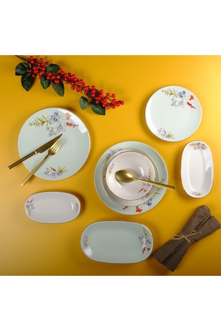 Aryıldız Violet 6 Kişilik 29 Parça Yemek Takımı
