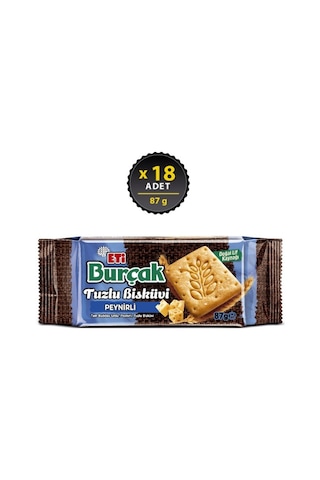 Burçak Peynirli Tuzlu Bisküvi 87 G X 18 Adet