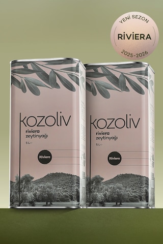 Kozoliv Riviera Zeytinyağı Teneke 2 x 5 L